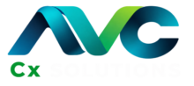 avc solutions logo with white lettering